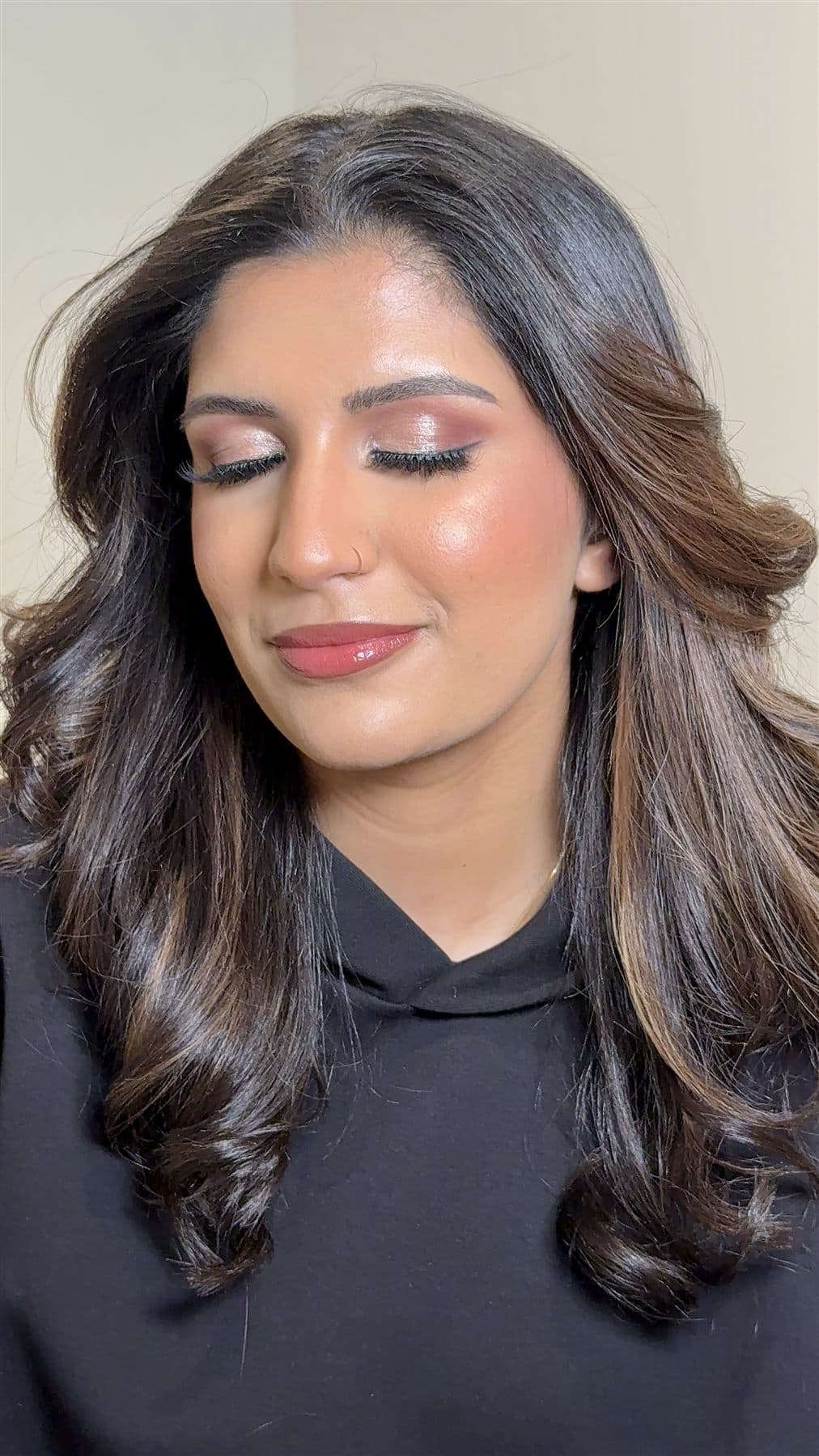 Pretty Pink Glam portfolio look
